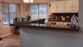 Portrait of kitchen and countertop